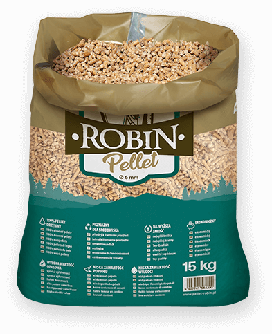 worek pelletu opałowego Robin do kupienia w Mirsku lub sklepie internetowym